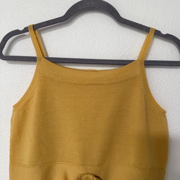 Marie Claire Paris Women's 100%Wool Knit Tie Waist Tank Top Size 36 - Picture 4 of 13